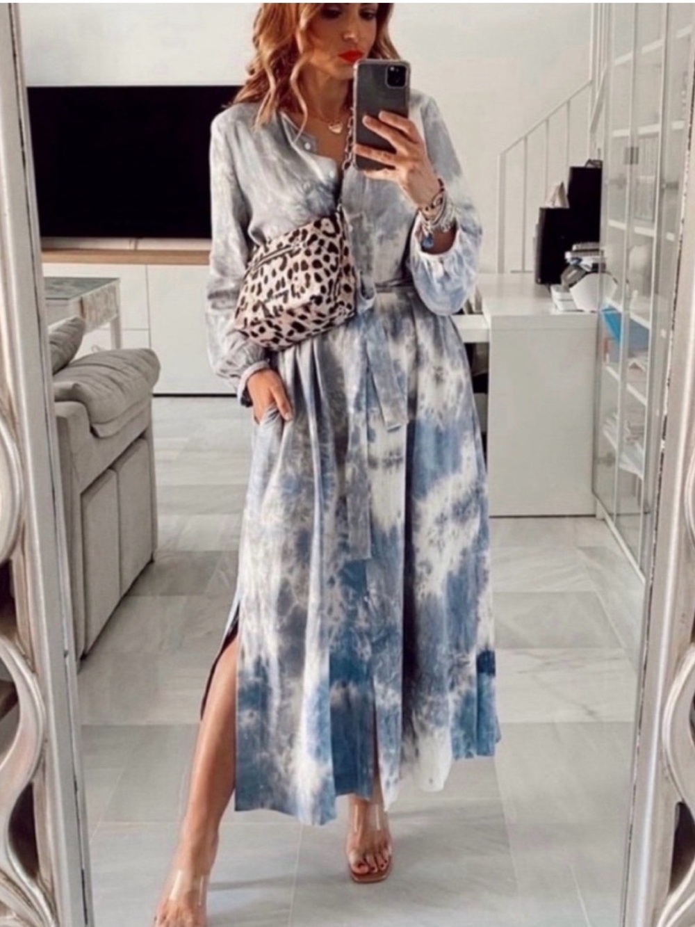 Zara women’s tie dye dress
